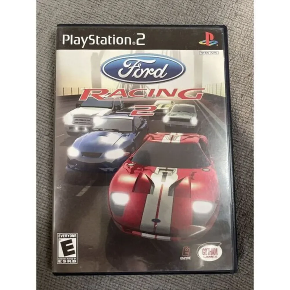 Ford‎ Racing 2 Video Game PS2 OS Blue Good Case Manual Racing Sim